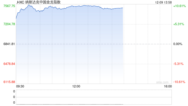 午盘：美股涨跌不一 中概股指数大涨10%