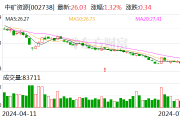 中矿资源：上半年净利同比预降60.06%—69.38%