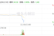 科大讯飞盘中跳水 现跌5%