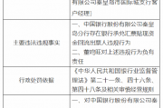 中国银行秦皇岛分行被罚30万元：存在银行承兑汇票贴现资金回流出票人违规行为