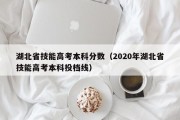 湖北省技能高考本科分数（2020年湖北省技能高考本科投档线）