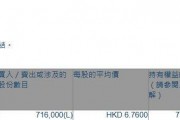 东方证券(03958.HK)获上海宁泉资产管理有限公司增持71.6万股