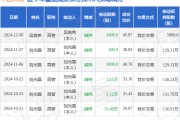 中岩大地：12月30日高管吴嘉希减持股份合计1000股