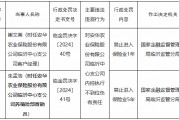安华农险临沂中心支公司内控执行不到位 时任两名员工被禁业1-5年