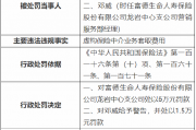 富德生命人寿龙岩中心支公司被罚：因虚构保险中介业务套取费用
